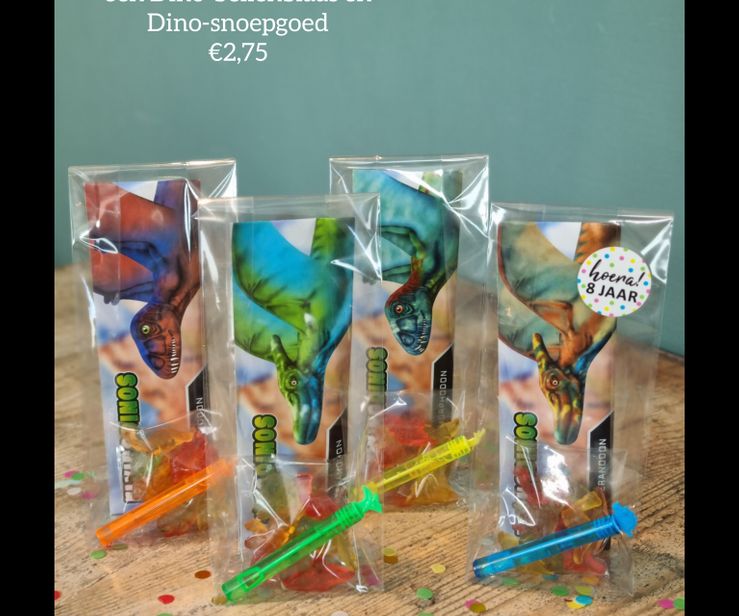 Dino-vliegtuigje met Dino-snoepgoed